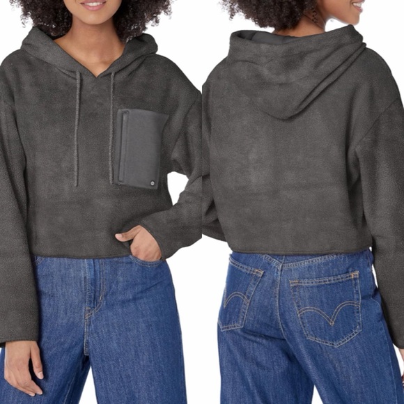 UGG Tops - Ugg Myley Sherpa Hoodie Grey SZ L